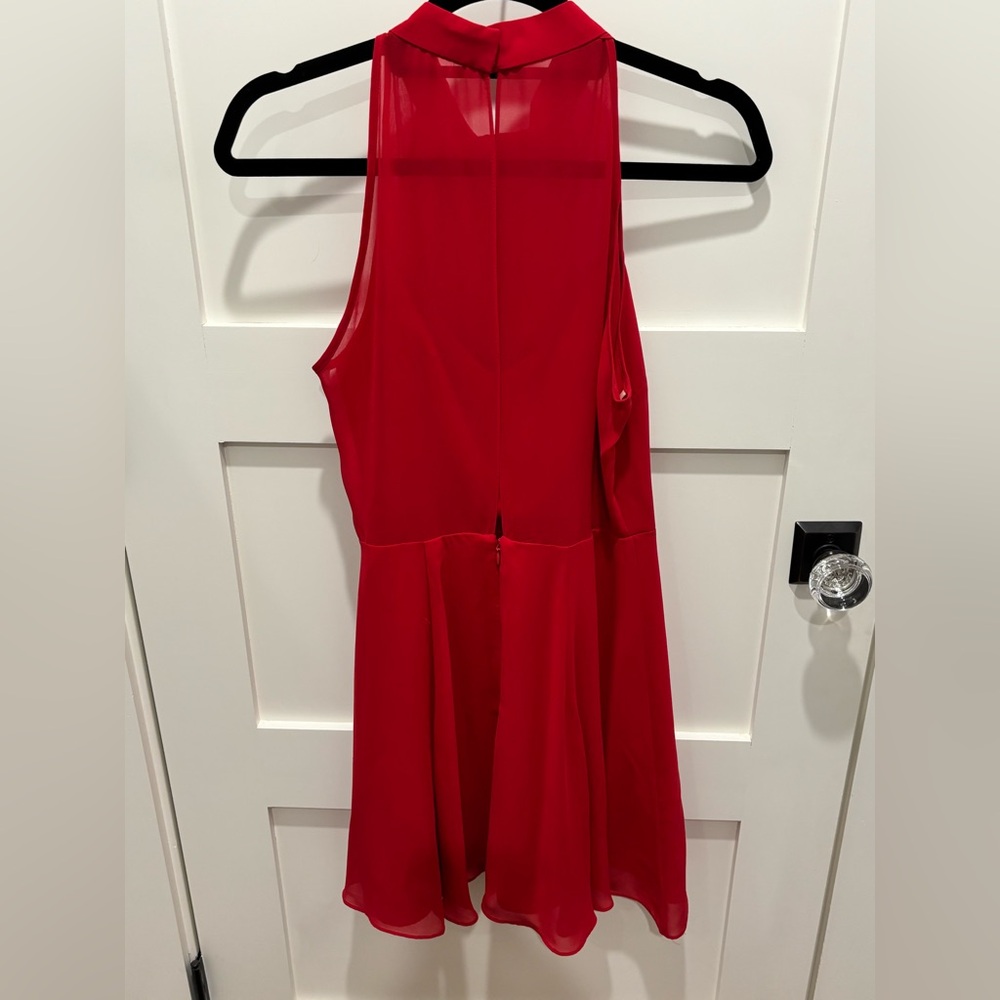 BCBG Generation Red Ruffle Dress - Picture 5 of 6